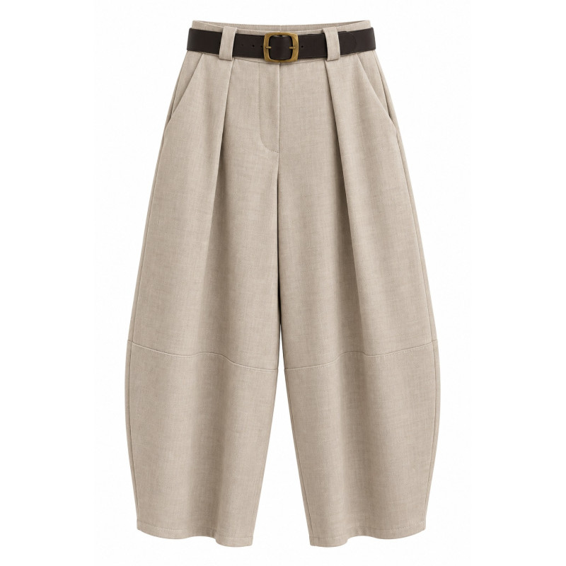 Pantalón Barrel con Cinturón | COCCO