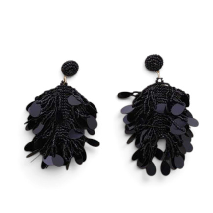 PENDIENTES MULTITIRAS NEGROS