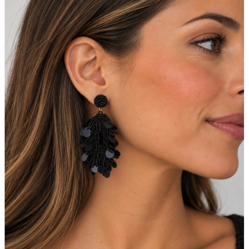 Pendientes largos multitiras | COCCO
