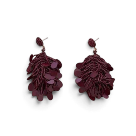 PENDIENTES MULTITIRAS VINO