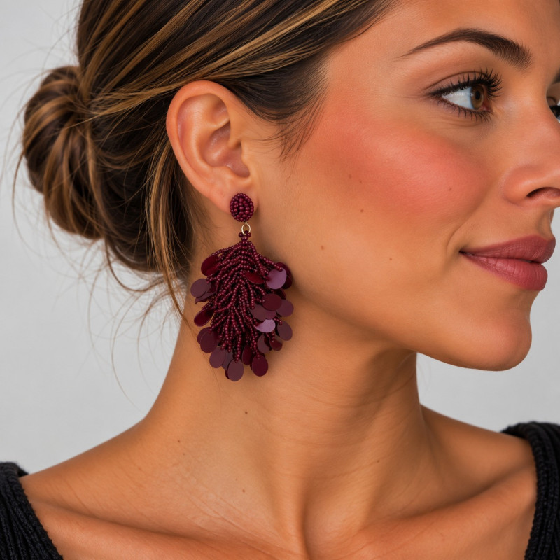 Pendientes largos multitiras | COCCO