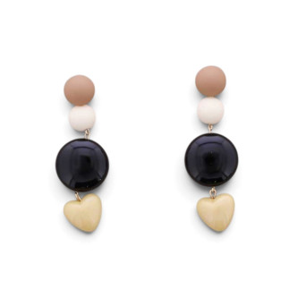 Pendientes largos de resina 8,5 cm | COCCO