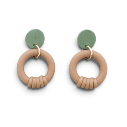 PENDIENTES ARO CAUCHO