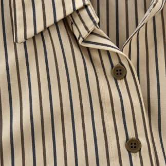 CAMISA RAYAS BEIGE
