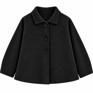 Chaqueta de punto grueso con cuello camisero | COCCO