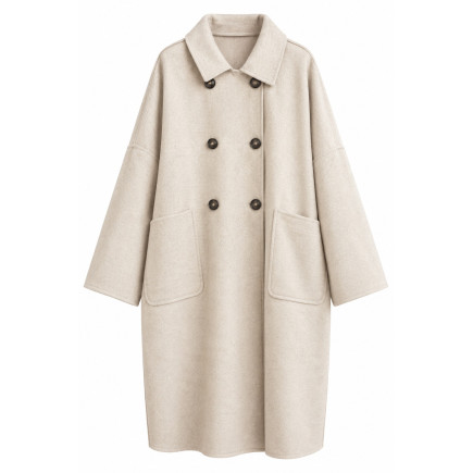 ABRIGO OVERSIZE BEIGE