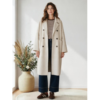 ABRIGO OVERSIZE BEIGE